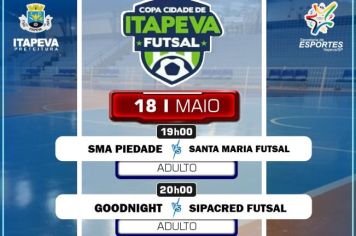 Mais uma rodada da Copa Cidade de Futsal acontece com jogos emocionantes
