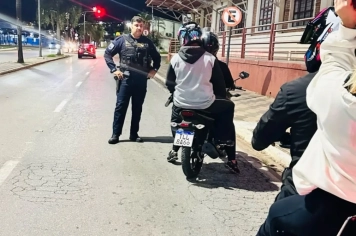 GCM realiza fiscalização preventiva de trânsito na Avenida Mário Covas