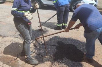 Serviços de melhoria do pavimento seguem de forma ininterrupta 