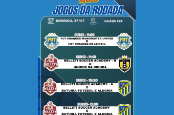 Prefeitura de Itapeva promove rodada da Copa Cidade de Futsal Infantil neste fim de semana