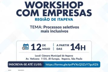 Polo de Empregabilidade Inclusiva-PEI abre inscrições para workshop com empresas