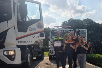  Itapeva é contemplada pelo Governo do Estado com um caminhão-pipa para a Defesa Civil