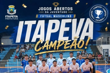 Itapeva vence Ribeirão Branco e conquista o título dos Jogos Abertos da Juventude no Futsal