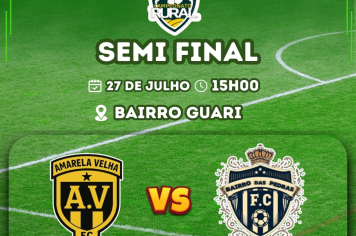 Semifinal do Campeonato Rural de Futebol acontece no Guarizinho