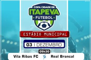 Copa Cidade de Itapeva de Futebol inicia neste domingo (03)