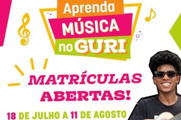 Projeto Guri abre vagas para ensino musical infantil gratuito 