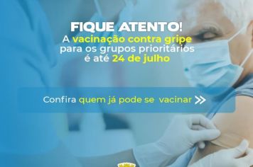 Confira a vacinação da Gripe em Itapeva