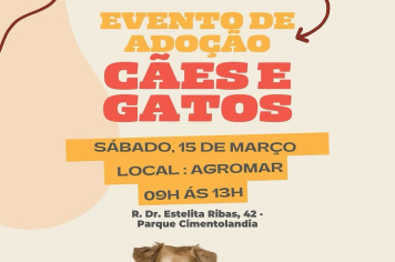 Evento de Adoção de Animais acontece neste sábado (15) em Itapeva