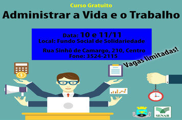 SENAR oferece curso gratuito de Administração Pessoal no Fundo Social