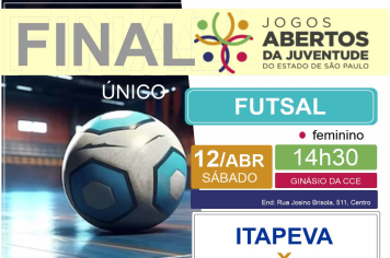 Acontece decisão do Futsal nos Jogos da Juventude