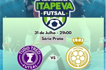 Copa Cidade de Itapeva de Futsal promete agitar o público com mais uma emocionante rodada