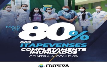 Mais de 80% dos itapevenses estão completamente imunizados contra a COVID-19