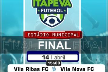 Partida final irá definir o campeão da Copa Cidade de Itapeva de Futebol