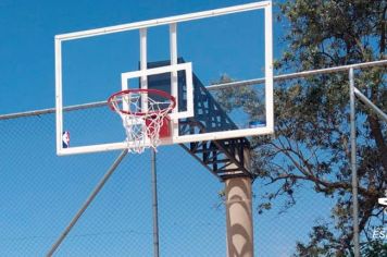 Secretaria de Esportes realizou a troca das tabelas de Basquete