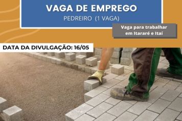 PAT divulga a abertura de novas vagas de emprego