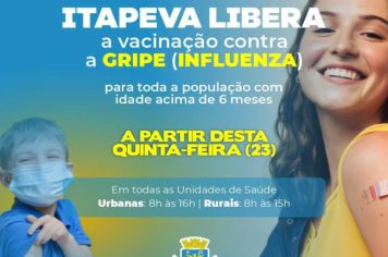 Confira a vacinação da Gripe em Itapeva