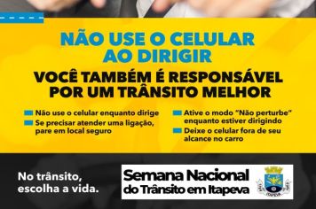 Semana Nacional do Trânsito está sendo desenvolvida em Itapeva
