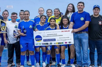 Atletas de Itapeva são Vice-Campeãs do Regional de Futsal Feminino