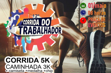 inscrições estão abertas para a Corrida do Trabalhador