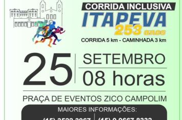 1ª Corrida Inclusiva acontece em Itapeva