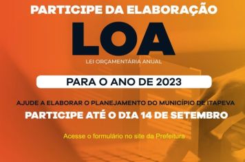 Participe da consulta pública para elaboração e aprimoramento da Lei