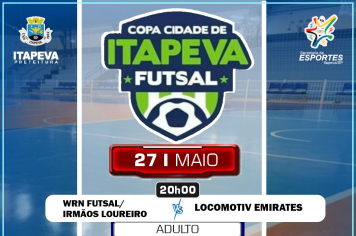 Mais uma rodada Copa Cidade de Itapeva de Futsal acontece nesta terça (27)