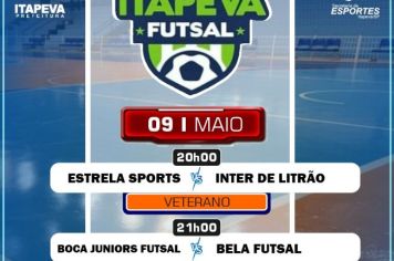 Jogos emocionantes prometem marcar a estreia da Categoria Veterano na Copa Cidade de Futsal