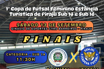 Itapeva disputa finais da 1ª Copa de Futsal Feminino Estância Turística de Piraju