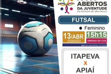 Itapeva participa dos Jogos Abertos da Juventude no Ginásio CCE