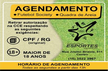 Secretaria de Esportes realiza agendamento para utilização das quadras da Praça de Eventos