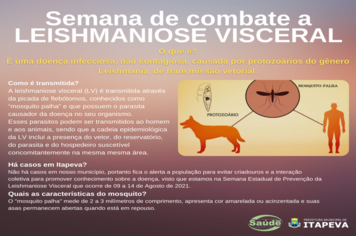 Secretaria de Saúde alerta sobre a prevenção à Leishmaniose Visceral