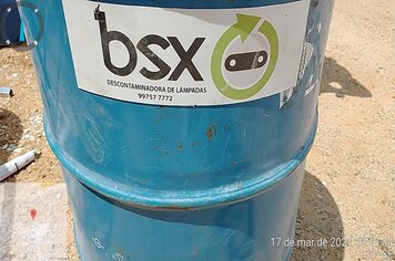 Secretaria de Recursos Hídricos e Meio Ambiente fez a entrega de 10 mil lâmpadas fluorescentes para empresa BSX