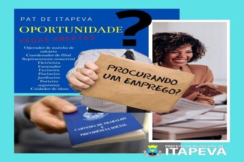 PAT de Itapeva divulga 13 novas vagas de emprego