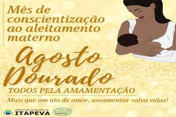 Secretaria de Saúde participa da campanha “Agosto Dourado” , mês de conscientização da importância do aleitamento materno