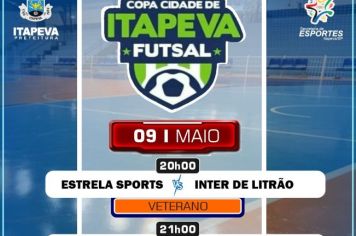 Estreia da Categoria Veterano na Copa Cidade de Futsal