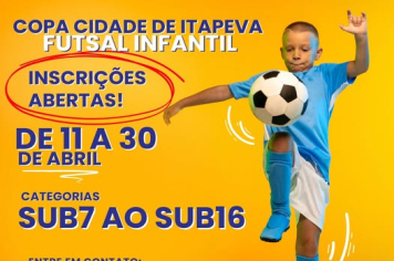 Inscrições estão abertas até o dia 30 de abril