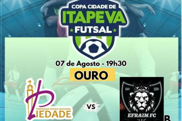 Copa Cidade de Itapeva de Futsal promete agitar o público com mais uma emocionante rodada