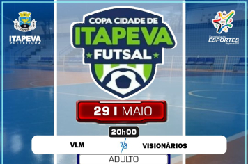 Mais uma rodada da Copa Cidade de Itapeva de Futsal acontece nesta quinta (29)