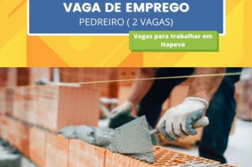 PAT divulga a abertura de novas vagas de emprego em Itapeva 