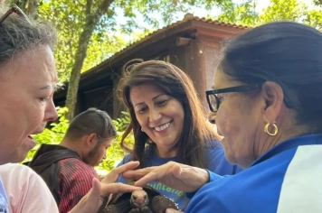 Assistidos da associação beneficente Luz da Visão participam de manhã de educação ambiental e conexão com a natureza