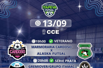 Grandes decisões movimentam o Ginásio da CCE com as finais da Copa Cidade de Itapeva de Futsal