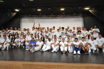 Cerimônia de Capoeira aconteceu no Teatro de Bolso Terezinha Silva