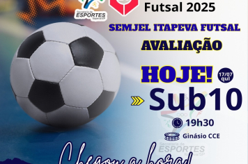 Nesta quinta (17) aconteceram mais avaliações técnicas para seleção de atletas da Liga Paulista de Futsal