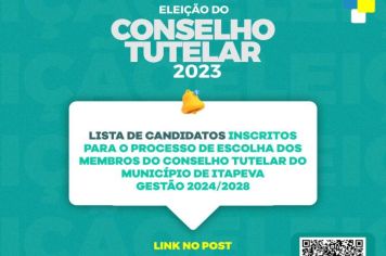 Lista de candidatos do Conselho Tutelar é divulgada