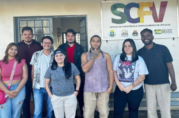 Prefeitura promove roda de conversa entre artistas locais e jovens do CRAS Santa Maria