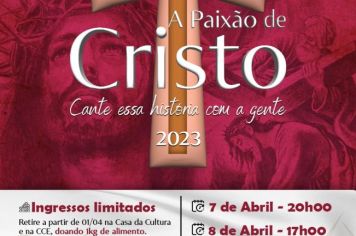 Espetáculo Paixão de Cristo promete encantar o público nesta Páscoa