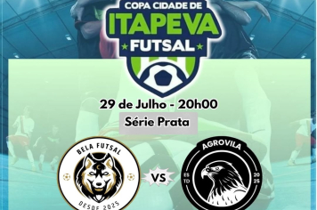 Copa Cidade de Itapeva de Futsal promete agitar o público com mais uma emocionante rodada