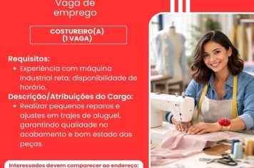 PAT divulga a abertura de novas vagas de emprego em Itapeva