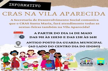 Vila Aparecida terá atendimento do CRAS às sextas-feiras