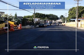 Pavimentação da Rua Mário Prandini está finalizada